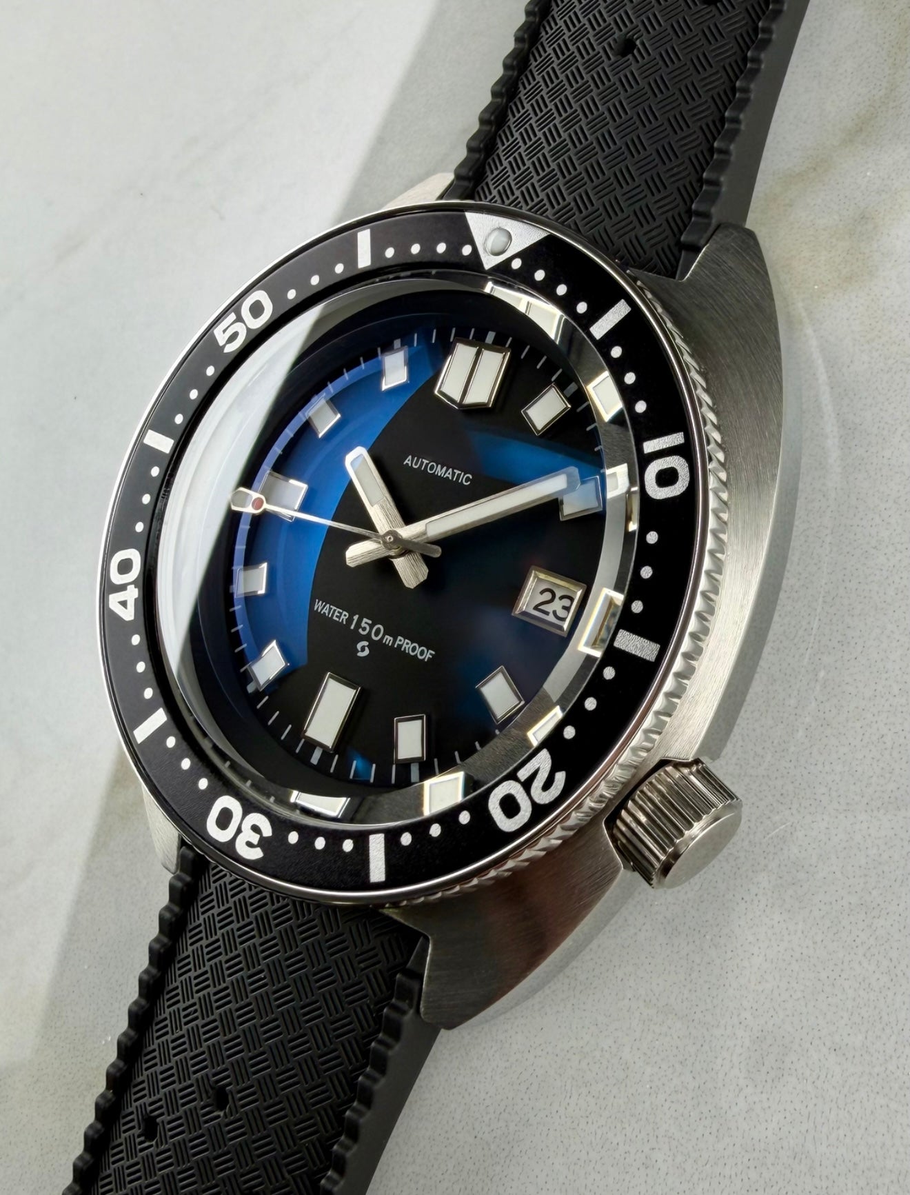 SS Slim Turtle Automatic Dive Watch - Seiko NH35 Movement -6105 style